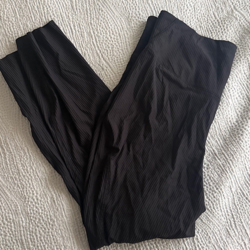 lululemon align leggings black ribbed